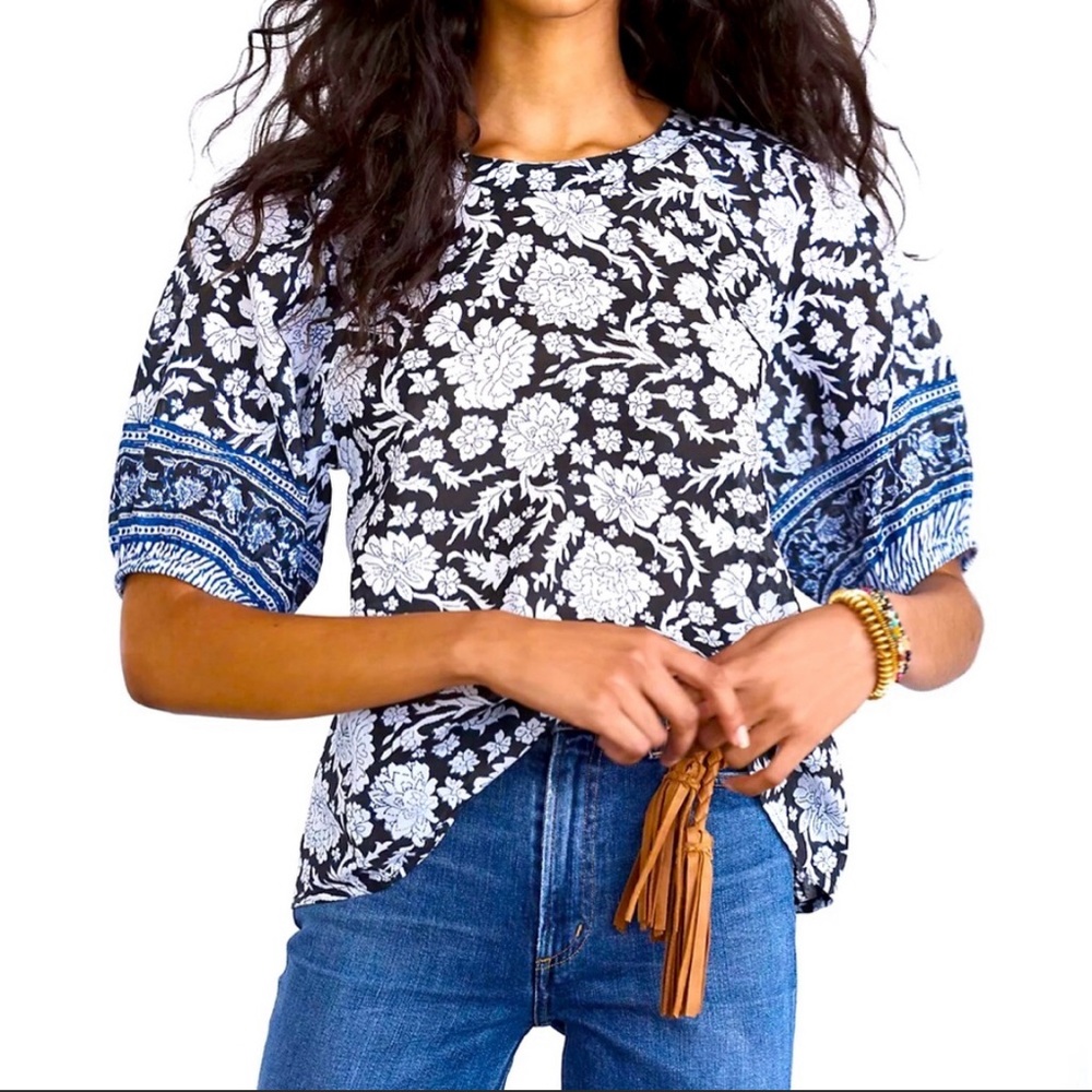 Anthropologie Saison de la Fleur Becca
Puff Sleeve